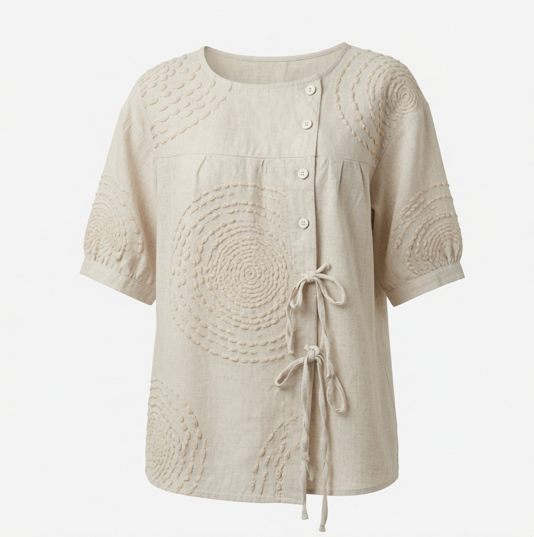 Mirabelle Embroidered Casual Top