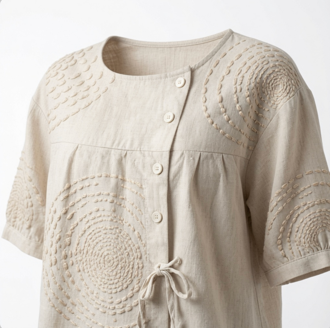 Mirabelle Embroidered Casual Top