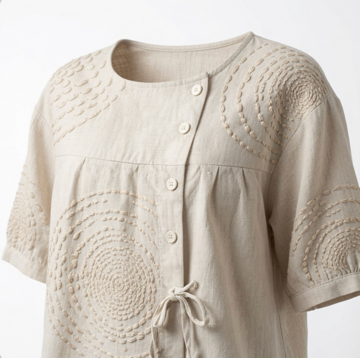 Mirabelle Embroidered Casual Top