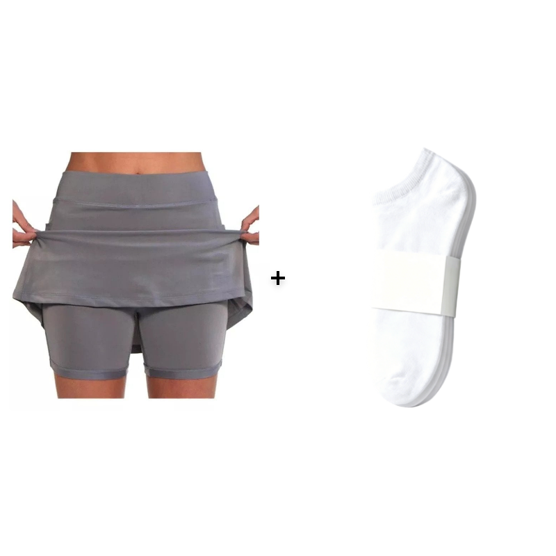Indra Active Skort with Built-In Shorts
