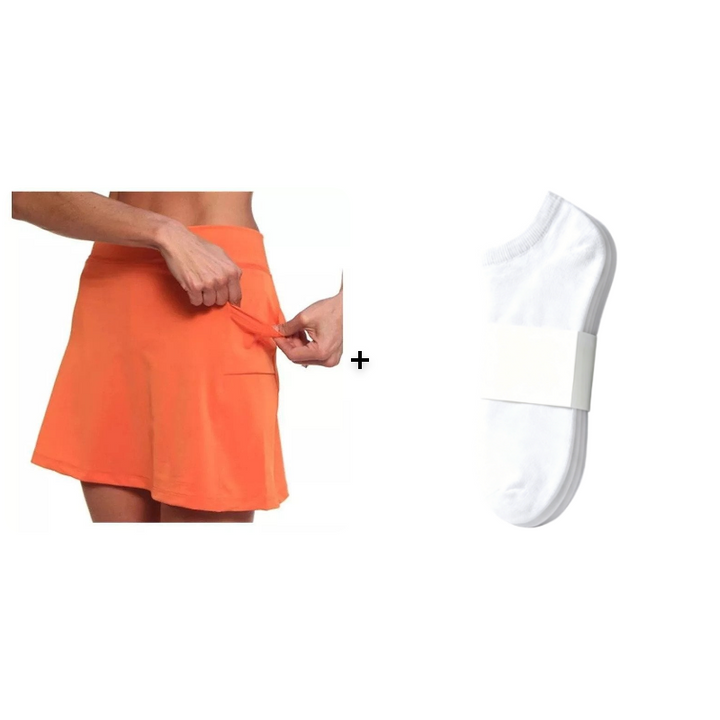 Indra Active Skort with Built-In Shorts