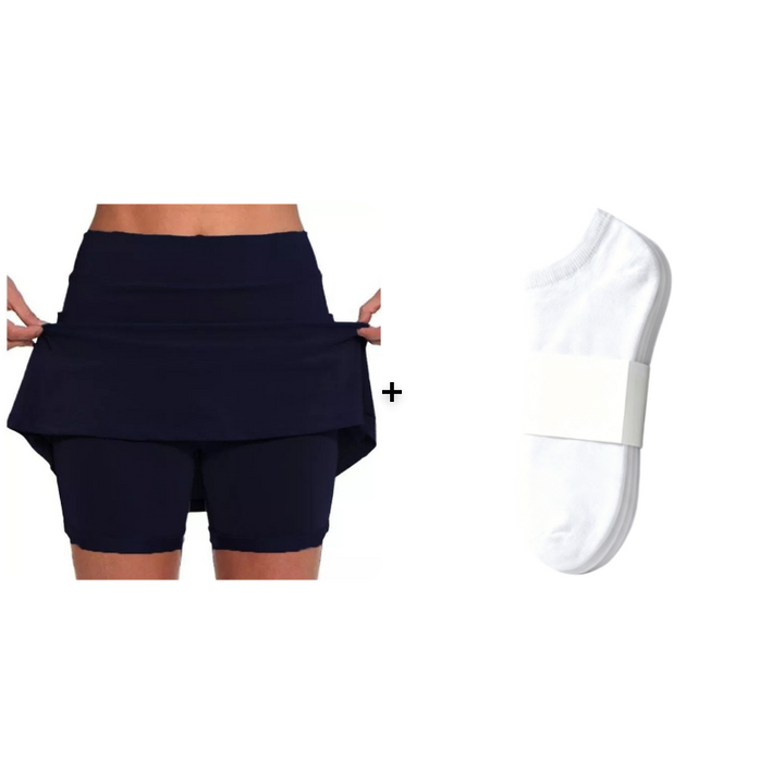 Indra Active Skort with Built-In Shorts