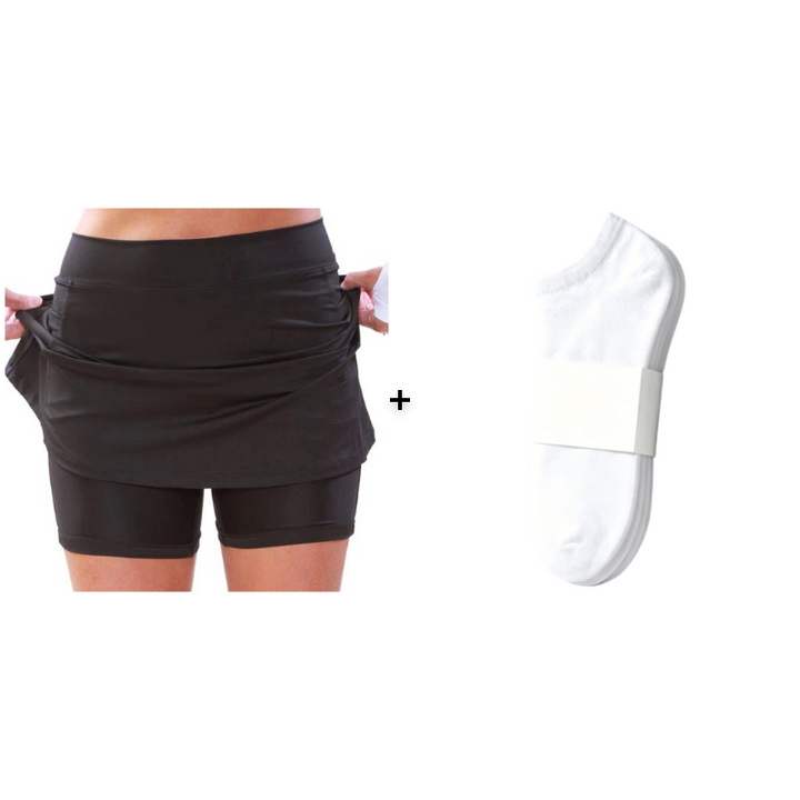Indra Active Skort with Built-In Shorts