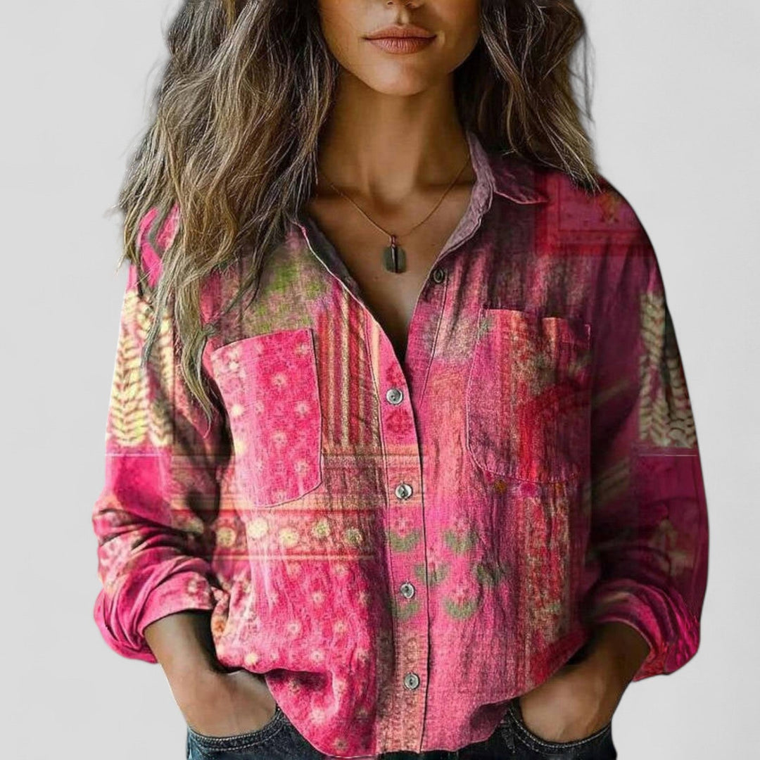 Natalie - Comfortable Blouse Shirt