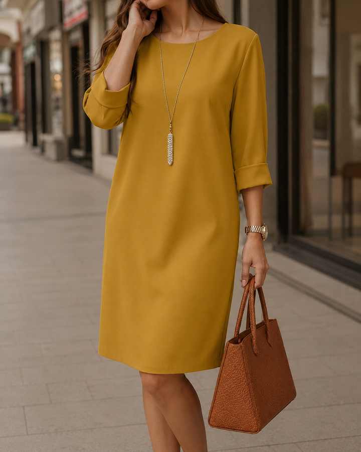 Luna Elegant Everyday Midi Dress