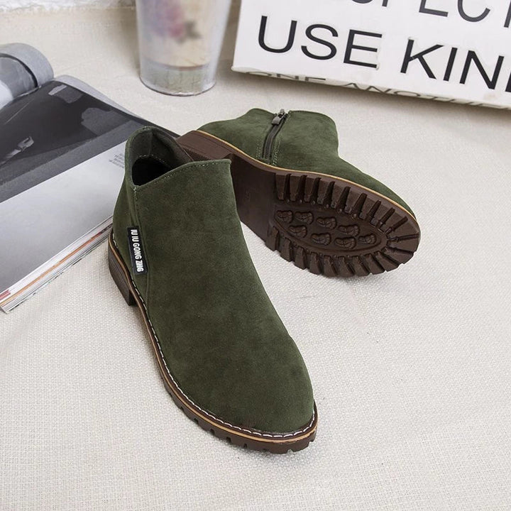 Mary Thick Sole Ankle Boots