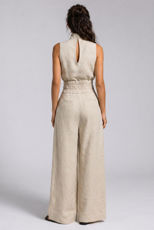 Aleia Linen Blend Two-Piece Set