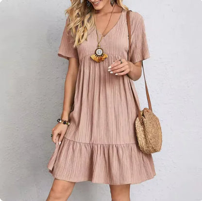 GEELONG™ CASUAL SUMMER V-NECK MIDI DRESS