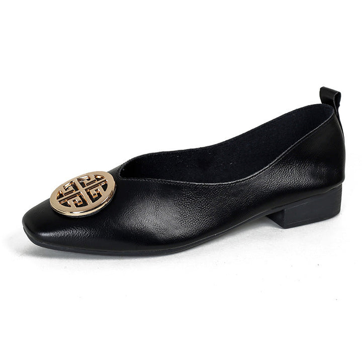 Marlène - Elegant Square-Toe Flats