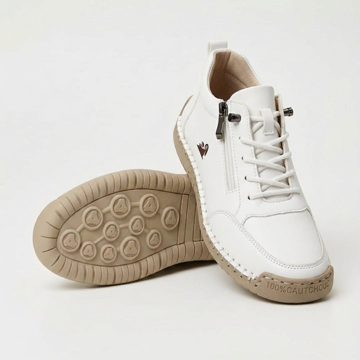 Soleil Orthopedic Comfort Zip Sneakers