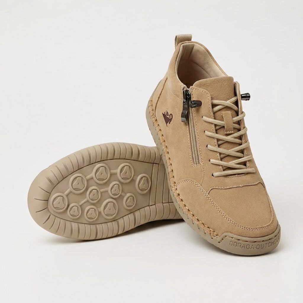 Soleil Orthopedic Comfort Zip Sneakers