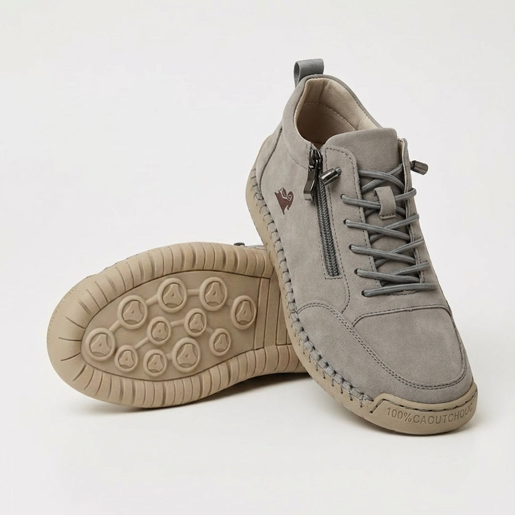 Soleil Orthopedic Comfort Zip Sneakers
