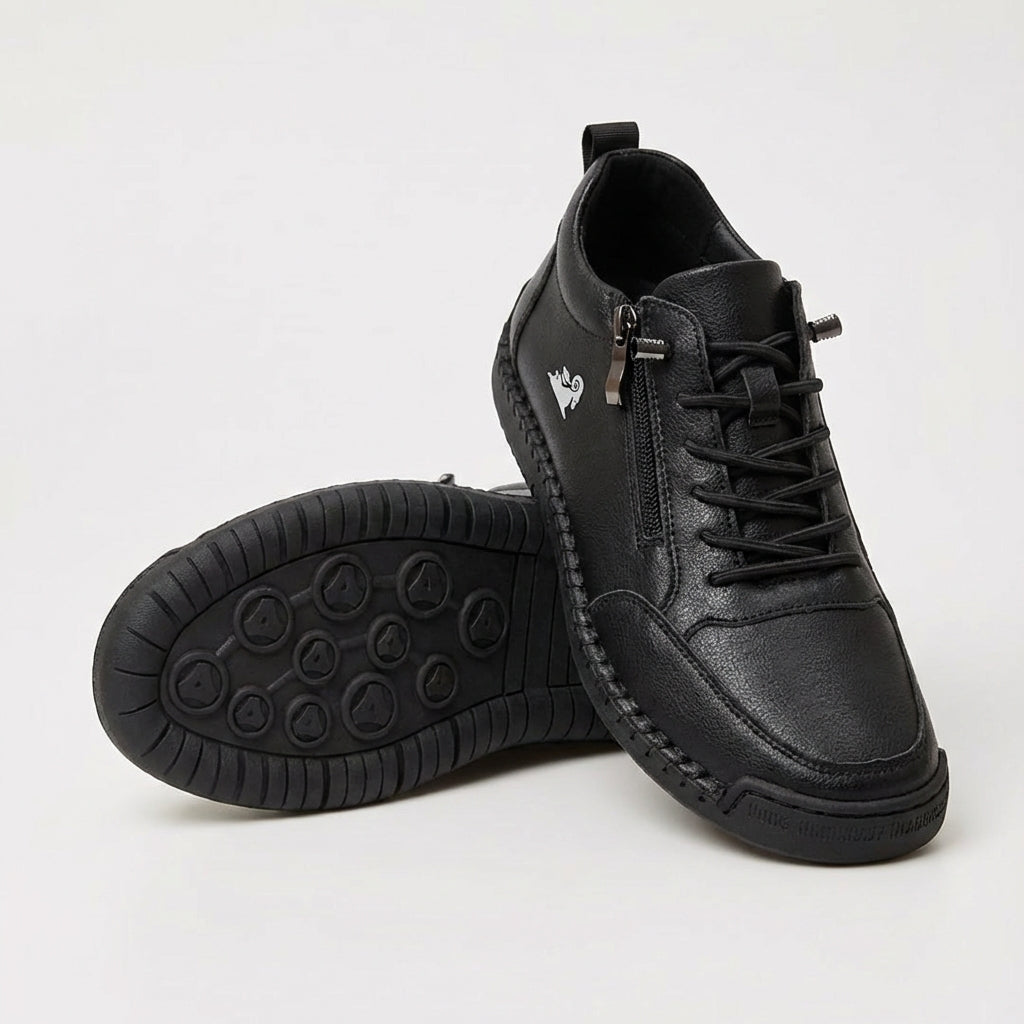 Soleil Orthopedic Comfort Zip Sneakers