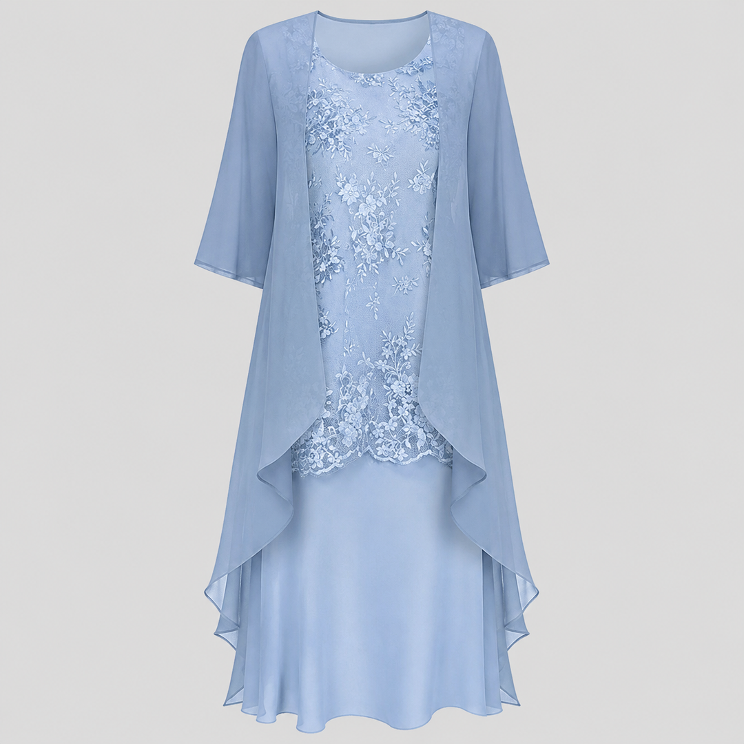 Lumi Chiffon Two-Piece Dress