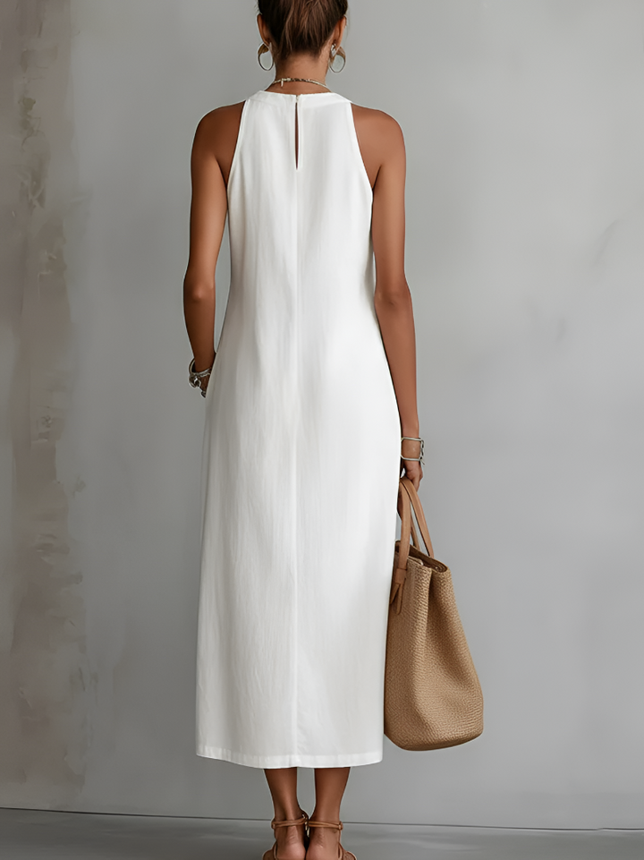 Adara Lace Detail Midi Dress