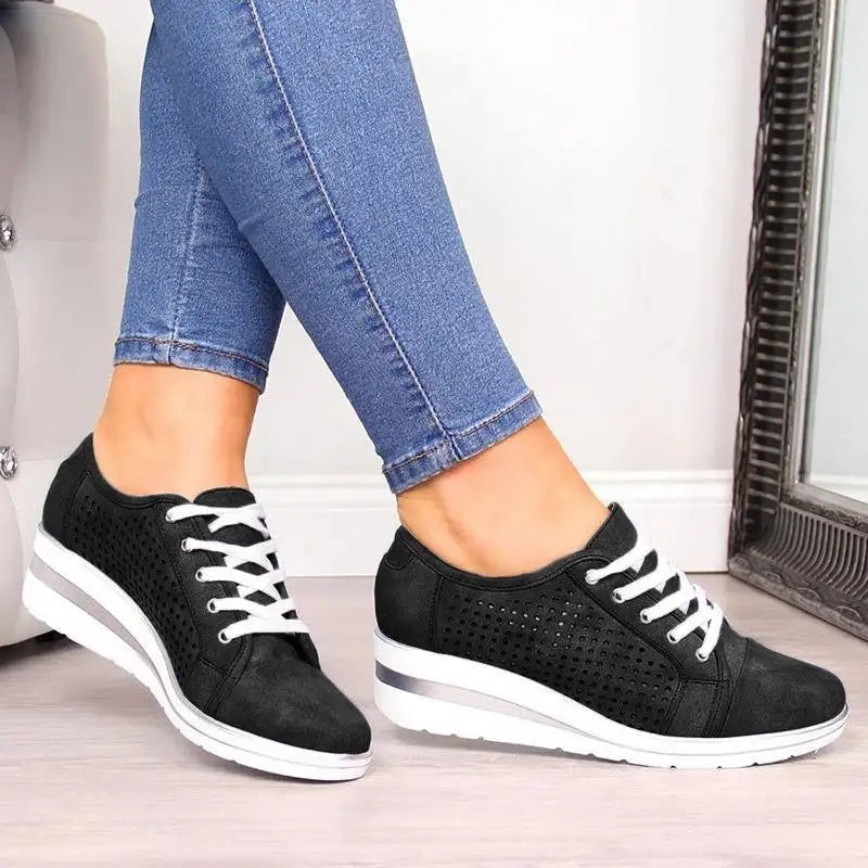 BELLE™ BREATHABLE ORTHOPEDIC PLATFORM SNEAKERS