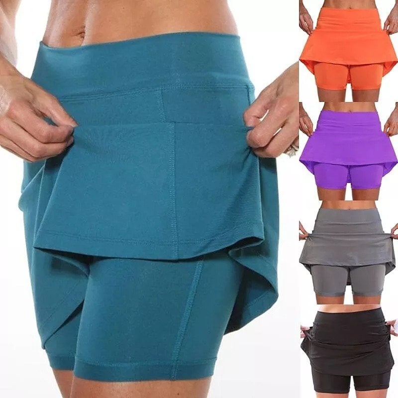 Indra Active Skort with Built-In Shorts