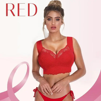 ELIA™ SOFT SEAMLESS LACE CUT-OUT BRA