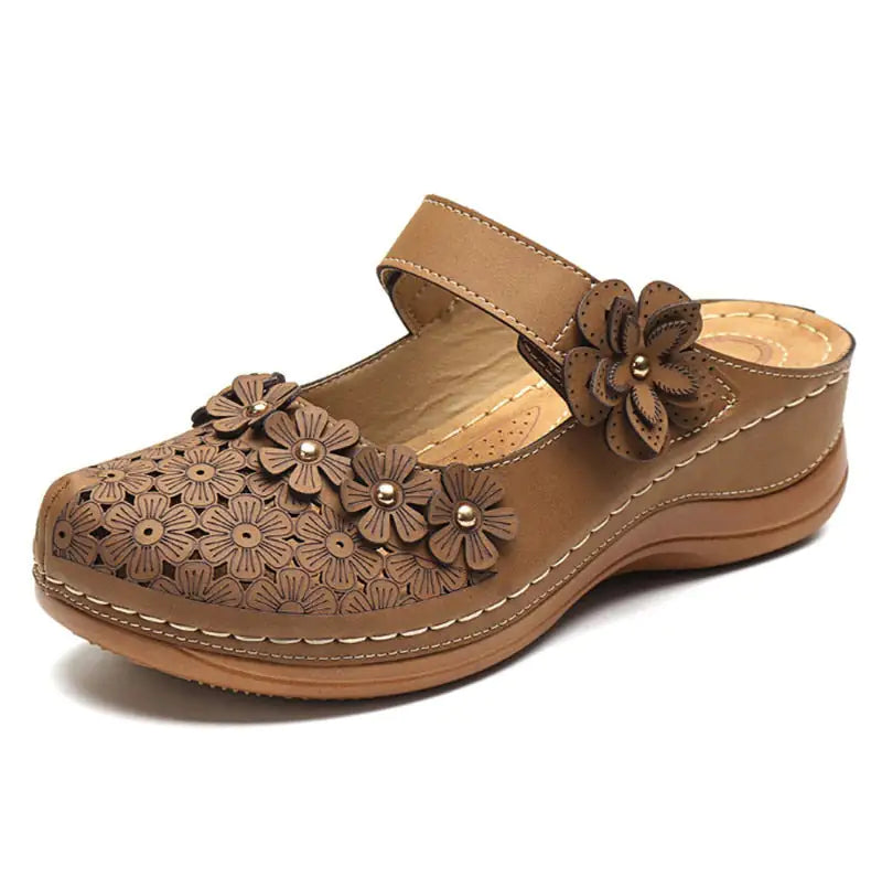 ANGEL™ WOMEN'S FLOWER FOOTBED ORTHOPEDIC SANDALS