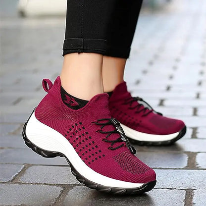 AMELIA™ STRETCHABLE CUSHION COMFY ORTHOPEDIC SNEAKERS